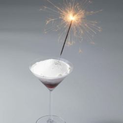 星空の花火チョコパフェ