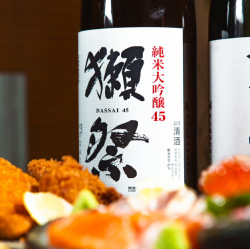 日本酒をはじめ豊富なお酒