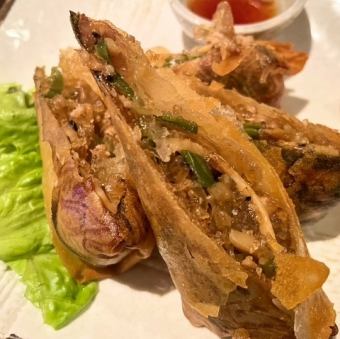 手製！揚げ春巻き