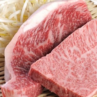 Feel free to enjoy carefully selected wagyu beef!