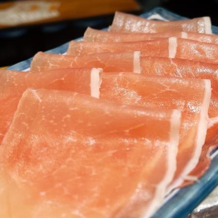 【予約限定】小島のワインのお供に！60分生ハム食べ放題☆1,090円(税込)