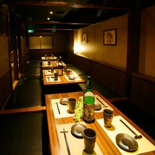 We have a large number of spacious private room seats with an outstanding atmosphere.We will guide you with the best seat according to the number of people.Please spend a wonderful time in a stylish private space ♪ We are preparing a perfect plan for girls' party and birthday party ♪ The banquet hall is very popular, so early reservation is recommended! [Gifu Izakaya banquet]