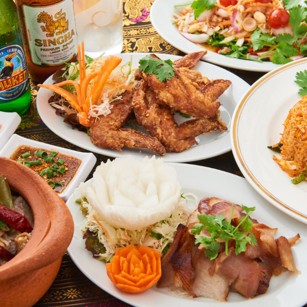 提供約60種泰國菜！可以品嚐到經典泰國菜的“標準套餐”2,530日元起♪
