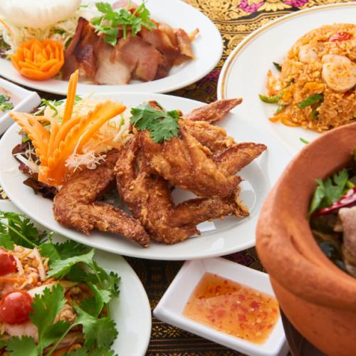 [Enjoy Thai cuisine♪] A <7-item> course that includes classic Thai dishes is 2,530 yen! It comes with all-you-can-drink for 4,510 yen♪ (tax included)~