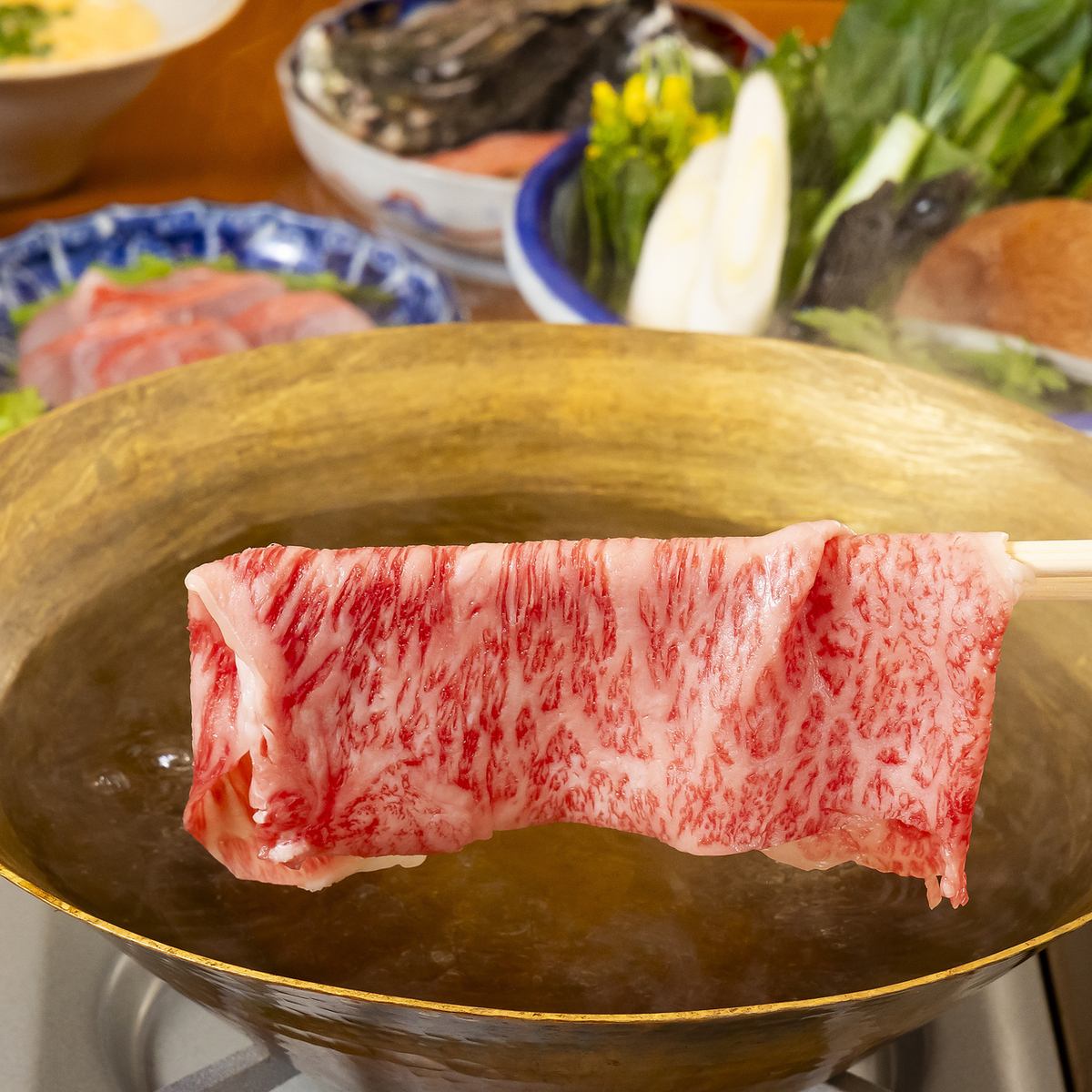 This will change your concept of shabu-shabu.The owner, who comes from a famous restaurant, will provide full attendance!