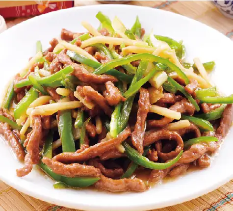 牛肉青椒炒菜