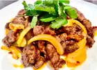 スパイシーな牛肉炒め