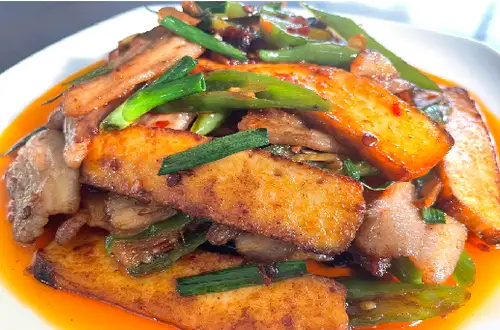 中式炒五花肉