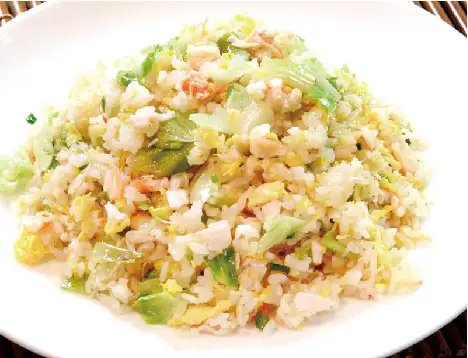 海鲜生菜炒饭