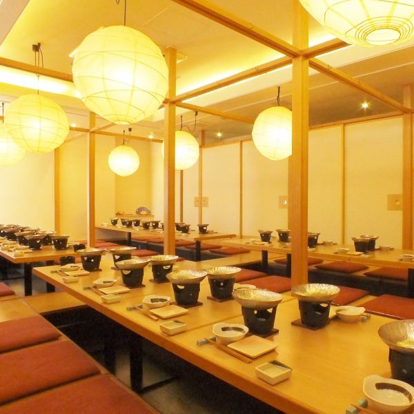 We are fully equipped with spacious and large private room seats so that even groups can use it with peace of mind.Our proud creative Japanese cuisine uses only ingredients carefully selected by a skilled chef! It is a [private room] digging seat that can accommodate up to 51 people.Please use it at various banquets.