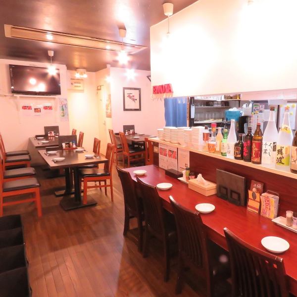 Please enjoy a lively time with only your friends by arranging authentic Korean dishes in a row! The in-house charter where you can sit comfortably can accommodate from 15 people, seated ~ 25 people / standing meal ~ 30 people!