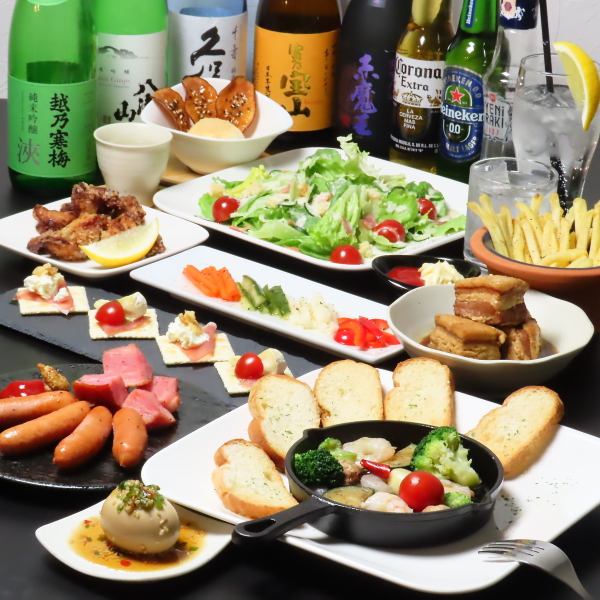 [◇品種豐富◇] 下酒的下酒菜很多!還有炒麵等小菜。特別推薦的是「Kakuni」♪