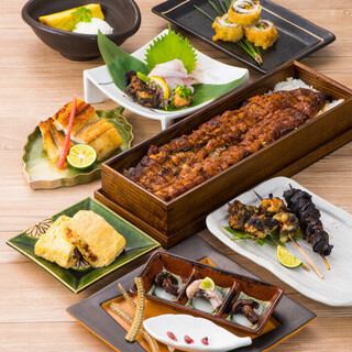 鰻づくし会席 大菊 ～おおぎく～　うなぎ尽くしの当店の最高のお料理をご用意したコースです
