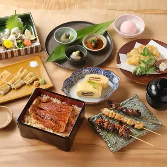 鰻づくし会席 大菊 ～おおぎく～　うなぎ尽くしの当店の最高のお料理をご用意したコースです