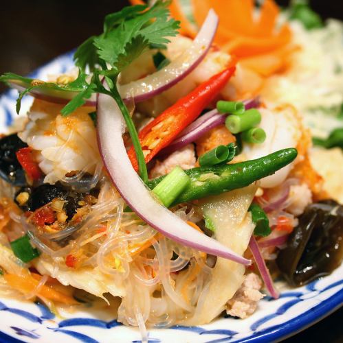 Vermicelli Spicy Salad: Yam Unsen