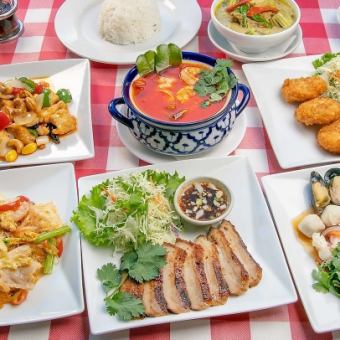 THAI PARTY PLAN Food only 8 dishes 4,000 yen course