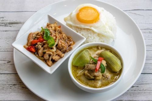 您可以品尝到正宗的泰国美食。