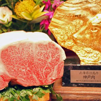 特選神戸牛コース 17,600円(税込)～※ディナーのみサービス料5%頂戴します