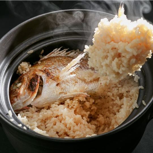 [Perfect for 〆] Rice cooked in a clay pot at Nakanoie (2 to 3 servings) ⇒ From 1200 yen