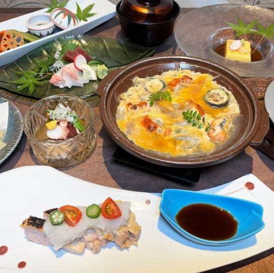 【7月8月限定/夏香る 涼風コース】全9品【2ｈ飲放付5,000円→4,500円】