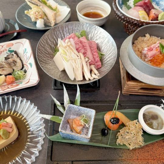 [November, December, January only / Enjoy winter ingredients in the Sazanka course] 10 dishes in total [2 hours of all-you-can-drink included, 7,500 yen → 7,000 yen]