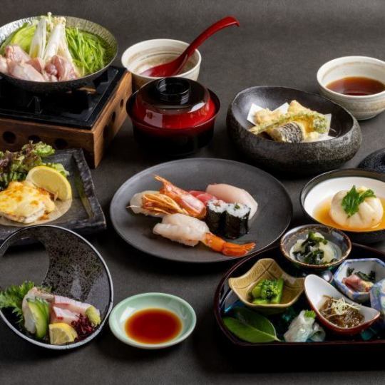 【3月4月限定/陽光きらめく旬の恵み陽春コース】全8品【2ｈ飲放付7,000円→6,500円】