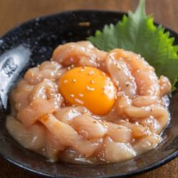 もも肉のあぶり/ささみのつくり/ささみのあぶり/ユッケ/むね肉タタキ/むね肉つくり/生ギモ