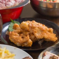 【名物】骨付きもも1本丸揚げ