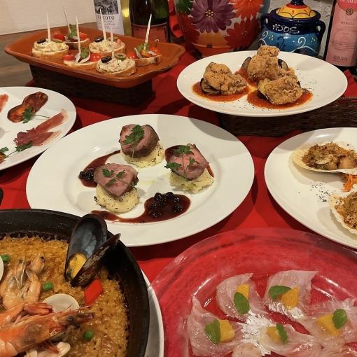 11月から新コース！贅沢に肉、魚も楽しめる！オススメ！7150円(税込)コース〈全9品〉飲み放題3H