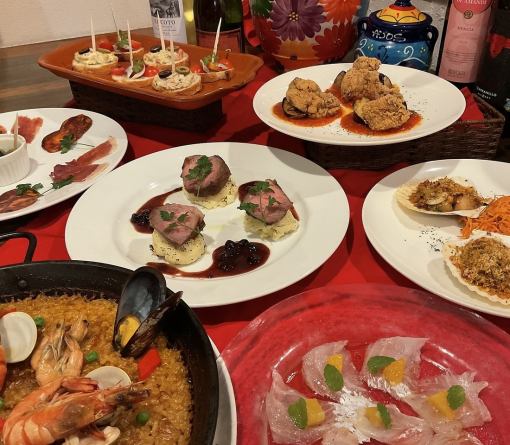 11月から新コース!贅沢に肉、魚も楽しめる!オススメ!7150円(税込)コース〈全9品〉飲み放題3H