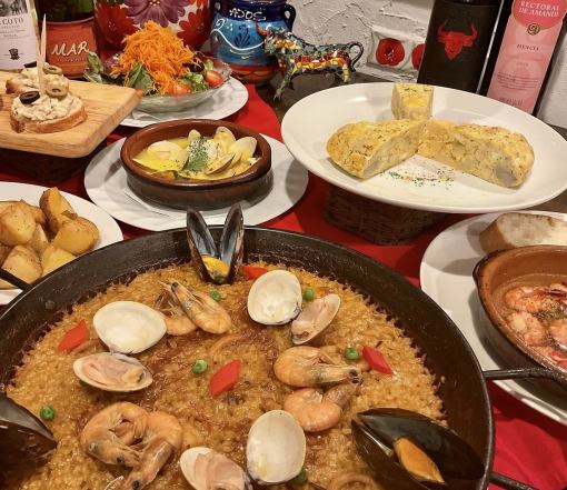 11月から新コース!MARスペインバルお手軽お試しコース4950円(税込)コース〈全7品〉飲み放題3H