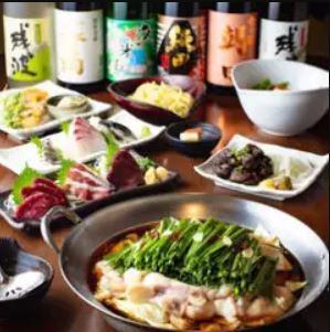 鹿兒島雞和火鍋套餐（含2小時無限暢飲）8道菜 4730日圓 → 4430日元