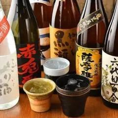 More than 72 types of authentic shochu