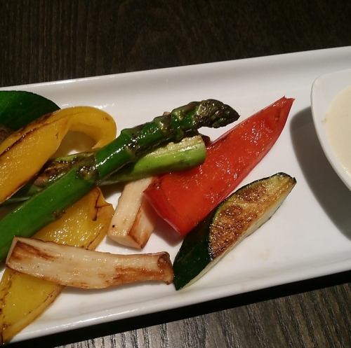 Bagna cauda 配烤蔬菜