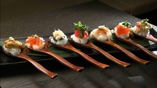 Famous spoon sushi course★4,900 yen (tax included)