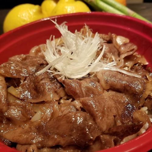 A5 special loin and Awaji onion grilled shabu bowl