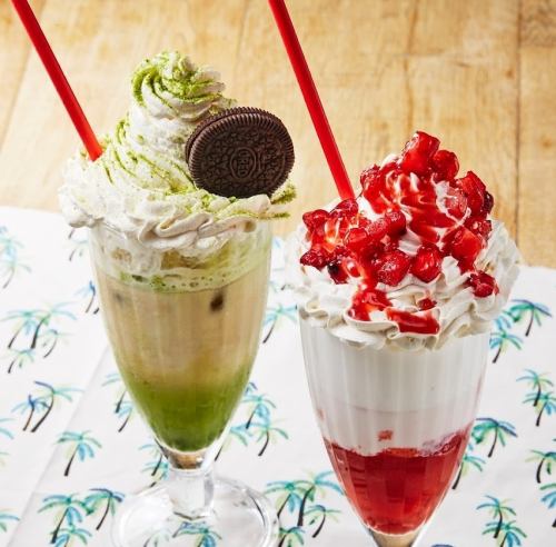 デザートドリンクも多彩！