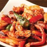 イカの辛味炒め