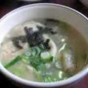 餅餃子スープ