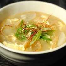 干しタラスープ