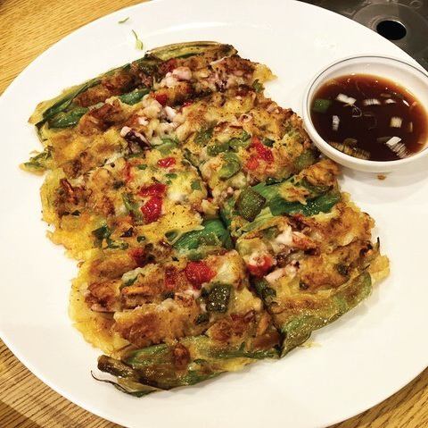 海鮮ネギチヂミ