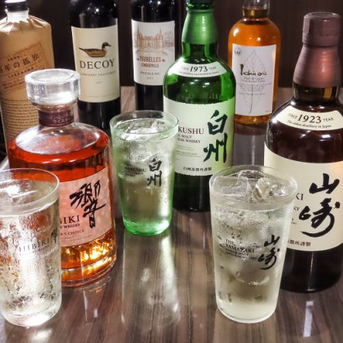 種類豊富な拘りのお酒達！