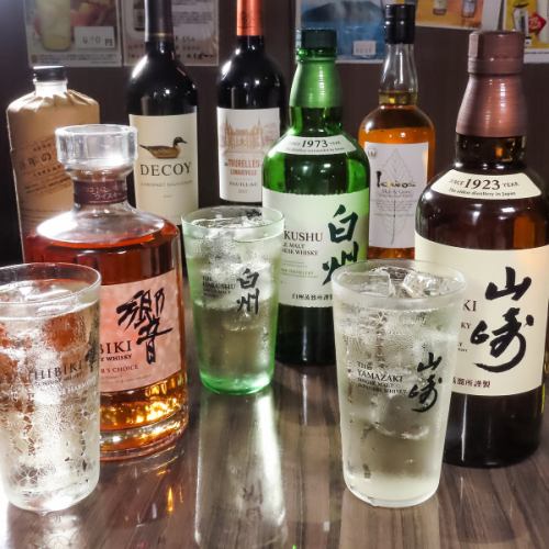 種類豊富な拘りのお酒達！