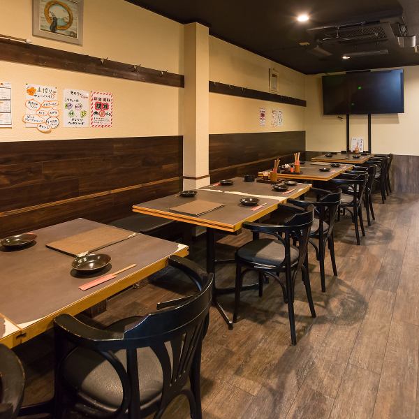 ≪大人数の宴会にも対応可能な空間◎≫落ち着いた雰囲気の中、大人数での宴会を楽しめる◎最大20名様までご利用いただけるお席をご用意しており、全コースに飲み放題が付いているので忘新年会や歓送迎会などの各種宴会にぴったりです!心地良いくつろぎ空間で、リラックスしながら特別なひとときをお過ごしください♪