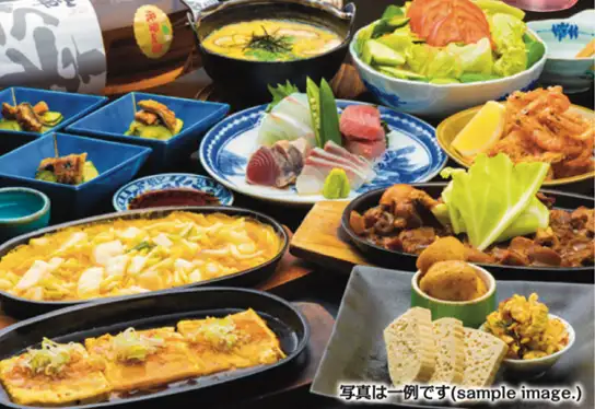 【飛騨の味覚！人気のお値打ちプラン】飛騨5,000円コース※飲み放題込み・税込