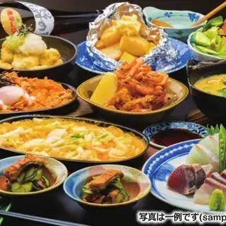 【人気のお値打ちプラン】 5,000円コース ※飲み放題込み・税込