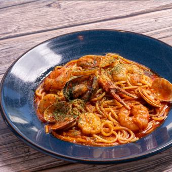 ペスカトーレ　　★サラダバー・ポップオーバー食べ放題付き