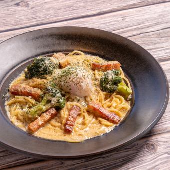 カルボナーラ　　★サラダバー・ポップオーバー食べ放題付き