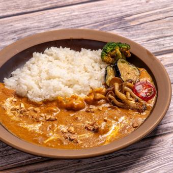 バターチキンカレー　　★サラダバー・ポップオーバー食べ放題付き