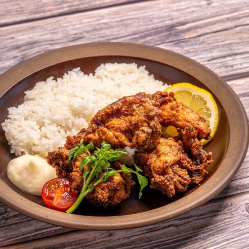 フライドチキンプレート　　★サラダバー・ポップオーバー食べ放題付き